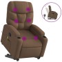 Silla de masaje reclinable de pie de tela marrón en Sillones | Comprar online en Foru.es