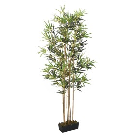 Árbol de bambú artificial con 552 hojas verde 120 cm de , Flora artificial - Ref: Foro24-358964, Precio: 84,22 €, Descuento: %