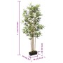 Árbol de bambú artificial con 552 hojas verde 120 cm de , Flora artificial - Ref: Foro24-358964, Precio: 84,22 €, Descuento: %