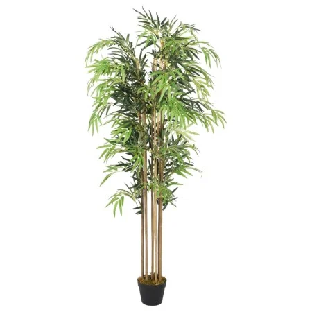 Árbol de bambú artificial con 730 hojas verde 120 cm de , Flora artificial - Ref: Foro24-358985, Precio: 60,15 €, Descuento: %