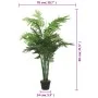 Palmera artificial con 18 hojas verde 80 cm de , Flora artificial - Ref: Foro24-359004, Precio: 43,12 €, Descuento: %