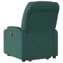 Silla de masaje reclinable de pie de tela verde oscura en Sillones | Comprar online en Foru.es