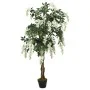 Árbol de wisteria artificial 1470 hojas verde y blanco 200 cm de , Flora artificial - Ref: Foro24-359010, Precio: 129,54 €, D...