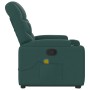 Silla de masaje reclinable de pie de tela verde oscura en Sillones | Comprar online en Foru.es