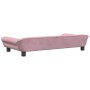 Cama para perros de terciopelo rosa 100x50x21 cm en Camas para perros | Comprar online en Foru.es