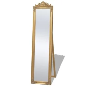 Espejo de pie estilo barroco dorado 160x40 cm de vidaXL, Espejos - Ref: Foro24-243692, Precio: 120,96 €, Descuento: %