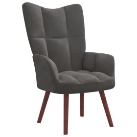 Sillón de relax de terciopelo gris oscuro de , Sillones - Ref: Foro24-328052, Precio: 110,58 €, Descuento: %