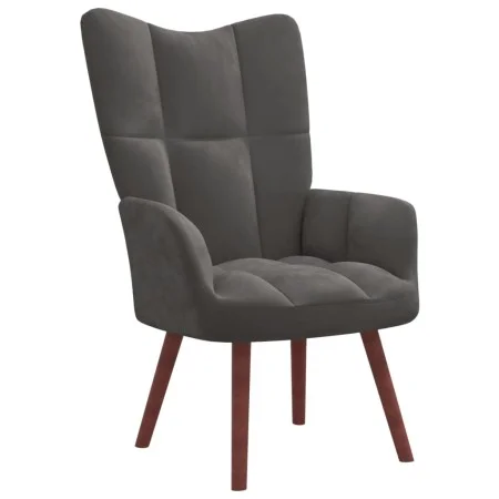 Sillón de relax de terciopelo gris oscuro de , Sillones - Ref: Foro24-328052, Precio: 110,58 €, Descuento: %