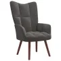 Sillón de relax de terciopelo gris oscuro de , Sillones - Ref: Foro24-328052, Precio: 110,58 €, Descuento: %