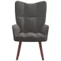 Sillón de relax de terciopelo gris oscuro de , Sillones - Ref: Foro24-328052, Precio: 110,58 €, Descuento: %