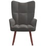 Sillón de relax de terciopelo gris oscuro de , Sillones - Ref: Foro24-328052, Precio: 107,09 €, Descuento: %