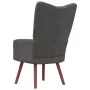 Sillón de relax de terciopelo gris oscuro de , Sillones - Ref: Foro24-328052, Precio: 110,58 €, Descuento: %
