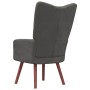Sillón de relax de terciopelo gris oscuro de , Sillones - Ref: Foro24-328052, Precio: 107,09 €, Descuento: %