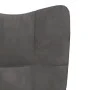 Sillón de relax de terciopelo gris oscuro de , Sillones - Ref: Foro24-328052, Precio: 110,58 €, Descuento: %