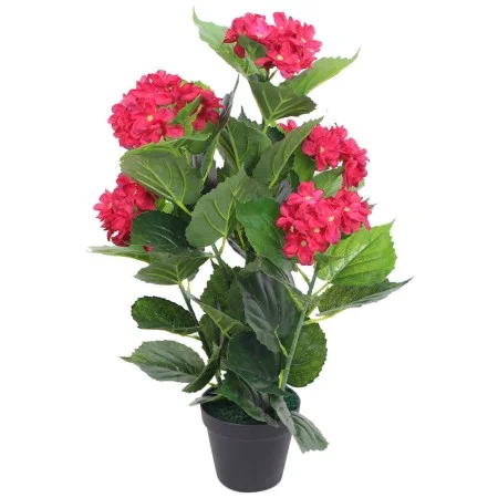 Artificial hydrangea plant with pot 60 cm red by , artificial flora - Ref: Foro24-244440, Price: 26,78 €, Discount: %