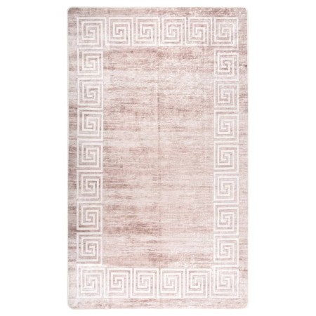 Alfombra lavable antideslizante beige 120x180 cm de , Alfombras - Ref: Foro24-337942, Precio: 35,80 €, Descuento: %