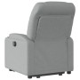 Sillón eléctrico reclinable elevable de tela gris claro en Sillones | Comprar online en Foru.es