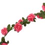 Guirnaldas de flores artificiales 6 uds rojo y rosa 240 cm de , Coronas y guirnaldas - Ref: Foro24-359068, Precio: 17,29 €, D...