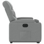 Sillón eléctrico reclinable elevable de tela gris claro en Sillones | Comprar online en Foru.es