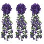 Guirnaldas de flores artificiales 3 uds morado oscuro 85 cm de , Coronas y guirnaldas - Ref: Foro24-359049, Precio: 18,89 €, ...