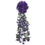 Guirnaldas de flores artificiales 3 uds morado oscuro 85 cm de , Coronas y guirnaldas - Ref: Foro24-359049, Precio: 18,71 €, ...