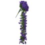 Guirnaldas de flores artificiales 3 uds morado oscuro 85 cm de , Coronas y guirnaldas - Ref: Foro24-359049, Precio: 18,89 €, ...