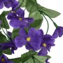 Guirnaldas de flores artificiales 3 uds morado oscuro 85 cm de , Coronas y guirnaldas - Ref: Foro24-359049, Precio: 18,89 €, ...