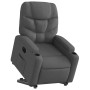 Sillón eléctrico reclinable elevable de tela gris oscuro en Sillones | Comprar online en Foru.es