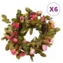 Guirnaldas de flores artificiales 6 uds rosa 215 cm de , Coronas y guirnaldas - Ref: Foro24-359061, Precio: 19,13 €, Descuent...