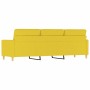 Sofá de 3 plazas de tela amarillo claro 180 cm de , Sofás - Ref: Foro24-359248, Precio: 258,46 €, Descuento: %