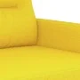 Sofá de 3 plazas de tela amarillo claro 180 cm de , Sofás - Ref: Foro24-359248, Precio: 254,51 €, Descuento: %