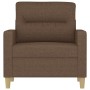 Sillón de tela marrón 60 cm de , Sofás - Ref: Foro24-359222, Precio: 151,70 €, Descuento: %