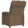 Brown Fabric Massage Recliner by , Armchairs - Ref: Foro24-371743, Price: 220,70 €, Discount: %