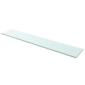 Clear glass shelf panel 110x20 cm by vidaXL, Shelves and shelves - Ref: Foro24-243849, Price: 23,73 €, Discount: %