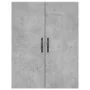 Concrete gray plywood tall sideboard 69.5x34x180 cm by , Sideboards - Ref: Foro24-3198117, Price: 129,82 €, Discount: %