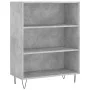 Concrete gray plywood tall sideboard 69.5x34x180 cm by , Sideboards - Ref: Foro24-3198117, Price: 129,82 €, Discount: %