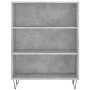 Concrete gray plywood tall sideboard 69.5x34x180 cm by , Sideboards - Ref: Foro24-3198117, Price: 129,82 €, Discount: %