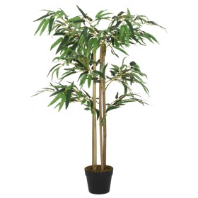 Árbol de bambú artificial con 760 hojas verde 120 cm de , Flora artificial - Ref: Foro24-358976, Precio: 53,72 €, Descuento: %