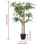 Árbol de bambú artificial con 760 hojas verde 120 cm de , Flora artificial - Ref: Foro24-358976, Precio: 53,72 €, Descuento: %