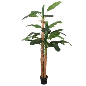 Artificial banana tree 9 leaves green 120 cm by , artificial flora - Ref: Foro24-359000, Price: 56,81 €, Discount: %