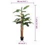 Árbol de plátano artificial 19 hojas verde 180 cm de , Flora artificial - Ref: Foro24-359002, Precio: 97,27 €, Descuento: %