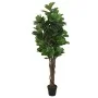 Artificial fiddle leaf fig tree 232 leaves green 180 cm by , artificial flora - Ref: Foro24-359014, Price: 106,79 €, Discount: %