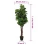 Künstlicher Geigenblatt-Feigenbaum 232 Blätter grün 180 cm von , Künstliche Flora - Ref: Foro24-359014, Preis: 106,79 €, Raba...