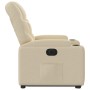 Sillón eléctrico reclinable elevable de tela color crema en Sillones | Comprar online en Foru.es