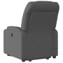 Sillón de masaje eléctrico reclinable elevable tela gris oscuro en Sillones | Comprar online en Foru.es