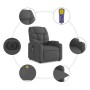 Sillón de masaje eléctrico reclinable elevable tela gris oscuro en Sillones | Comprar online en Foru.es