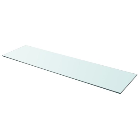 Panel de estante vidrio claro 110x30 cm de vidaXL, Estantes y estanterías - Ref: Foro24-243851, Precio: 29,86 €, Descuento: %