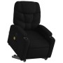 Sillón de masaje eléctrico reclinable elevable tela negro en Sillones | Comprar online en Foru.es