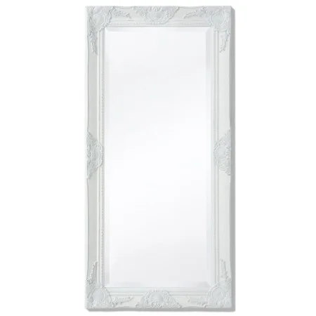 Espejo de pared estilo barroco blanco 100x50 cm de vidaXL, Espejos - Ref: Foro24-243679, Precio: 77,80 €, Descuento: %