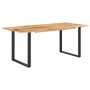 Mesa de comedor de madera maciza de acacia 180x90x76 cm de , Mesas de cocina y de comedor - Ref: Foro24-286472, Precio: 420,8...